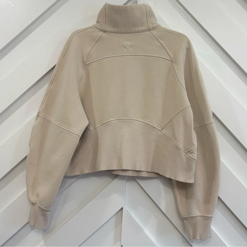 Lululemon Scuba Oversized Funnel Neck Half Zip Pullover Size M/L